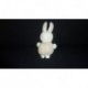 DOUDOU LAPIN PELUCHE TARTINE ET CHOCOLAT