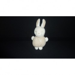 DOUDOU LAPIN PELUCHE TARTINE ET CHOCOLAT