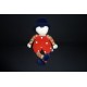 DOUDOU POUPEE GARCON PELUCHE SUCRE D'ORGE