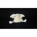 DOUDOU LAPIN SEMI PLAT BEBE CHOCOLAT LEANA