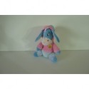DOUDOU ÂNE BOURRIQUET PELUCHE DEGUISE EN LAPIN DISNEY