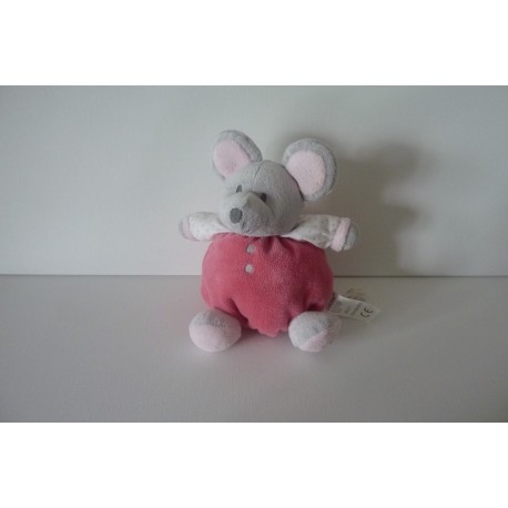 DOUDOU SOURIS PELUCHE OBAIBI