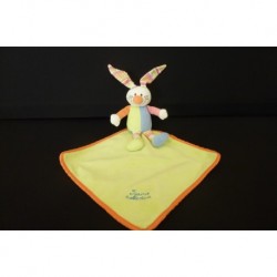 DOUDOU LAPIN PELUCHE AVEC MOUCHOIR TIAMO