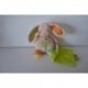 DOUDOU LAPIN PELUCHE AVEC MOUCHOIR AUCHAN