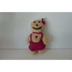 DOUDOU BONHOMME PAIN D'EPICE PELUCHE EURO SOUVENIRS