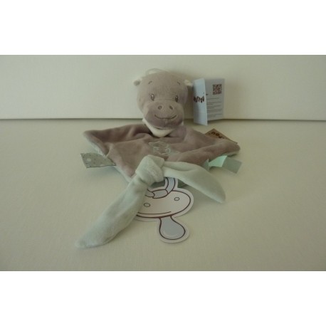 DOUDOU HIPPOPOTAME COLLECTION LOULOU, LEA ET HIPPOLYTE NATTOU