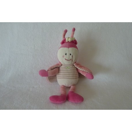 DOUDOU COCCINELLE PELUCHE SUCRE D'ORGE