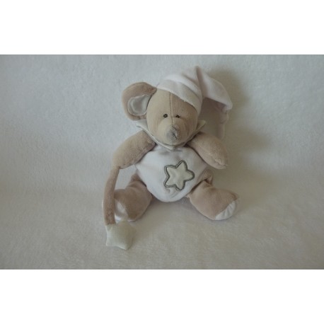 DOUDOU SOURIS PELUCHE LES LUMINESCENTS BABY'NAT