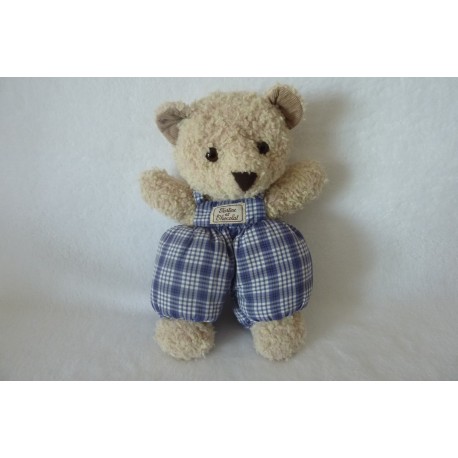 DOUDOU OURS PELUCHE TARTINE ET CHOCOLAT