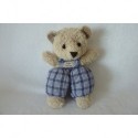 DOUDOU OURS PELUCHE TARTINE ET CHOCOLAT