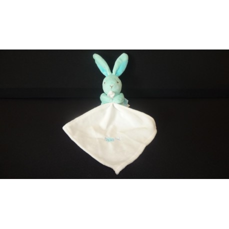DOUDOU LAPIN PELUCHE AVEC MOUCHOIR BABY'NAT