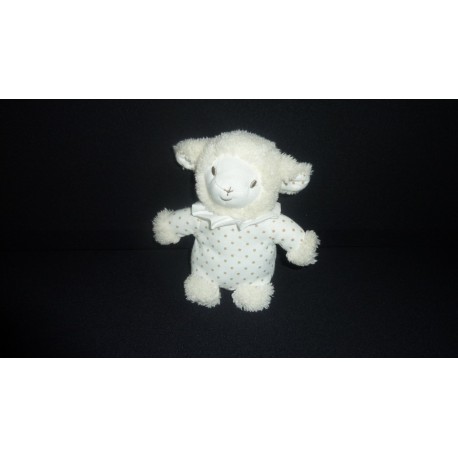 DOUDOU MOUTON PELUCHE AVENE