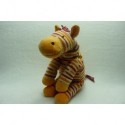 DOUDOU ZEBRE PELUCHE HAPPY HORSE