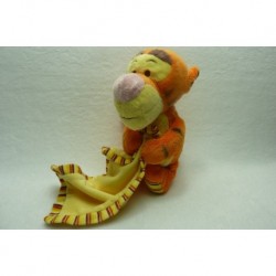 DOUDOU TIGRE TIGROU PELUCHE AVEC MOUCHOIR DISNEY