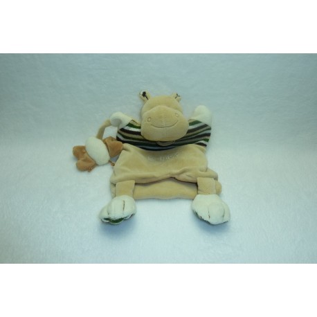 DOUDOU HIPPOPOTAME MR HIPPO MARIONNETTE BABY'NAT