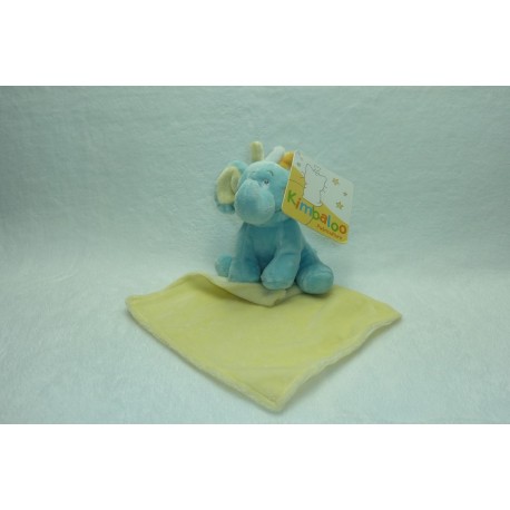 DOUDOU ELEPHANT PELUCHE AVEC MOUCHOIR KIMBALOO