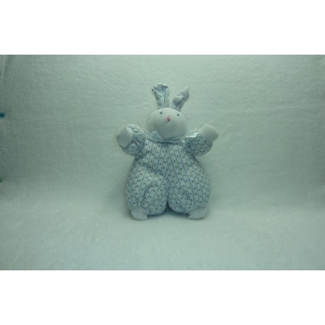 DOUDOU LAPIN PELUCHE CALIN ET BISOU