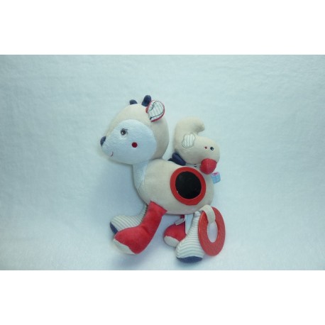 DOUDOU BICHE PELUCHE ACTIVITES D'EVEIL SUCRE D'ORGE