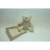 DOUDOU OURS PELUCHE AVEC MOUCHOIR SIRETEX