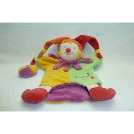 DOUDOU CLOWN CLOWNY MARIONNETTE DOUDOU ET COMPAGNIE