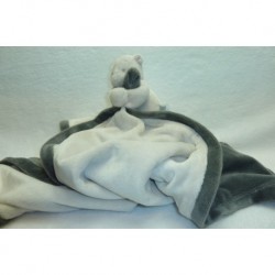 DOUDOU OURS PELUCHE ET SA COUVERTURE POUDRE D'ETOILES NOUKIE'S