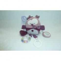 DOUDOU HIBOU MAM'ZELLE BOU ACTIVITES D'EVEIL PELUCHE SAUTHON