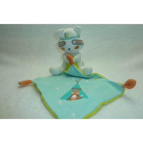 DOUDOU RATON LAVEUR PELUCHE AVEC MOUCHOIR NICOTOY SIMBA TOYS