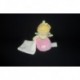DOUDOU POUPEE FRAISE LES DEMOISELLES DOUILLETTE AVEC MOUCHOIR DOUDOU ET COMPAGNIE