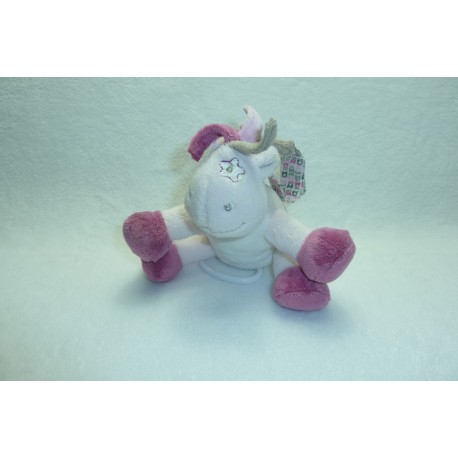 DOUDOU CHEVAL MUSICAL 16 CM ENVIRON NOUKIE'S