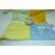 DOUDOU OURS NUAGE MONGOLFIERE BRODES VERT ORANGE JAUNE BLEU TRES BON ETAT GIPSY
