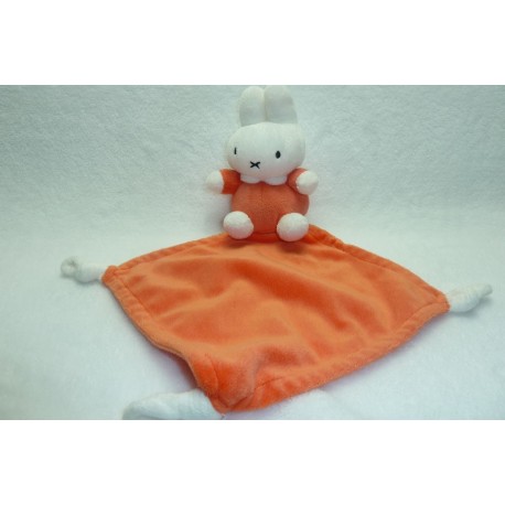 DOUDOU LAPIN PELUCHE AVEC MOUCHOIR TIAMO BV