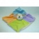 DOUDOU CHIEN ORANGE VERT BLEU VIOLET GRELOT COMME NEUF ZEEMAN