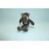 DOUDOU HIPPOPOTAME PELUCHE PANTIN 25 CM MARRON TAUPE DC2158RG ROLAND GARROS