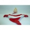 DOUDOU INSECTE ROUGE BLANC CARREBLANC