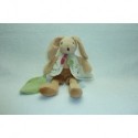 DOUDOU LAPIN PELUCHE 28 CM COLLECTION LOUPICHOU ET PIM DOUDOU ET COMPAGNIE