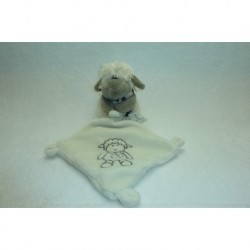 DOUDOU MOUTON PELUCHE AVEC MOUCHOIR I2C