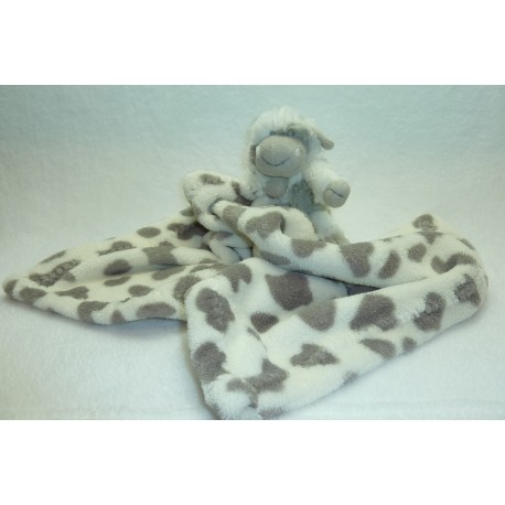 DOUDOU VACHE PELUCHE AVEC COUVERTURE LA GALLERIA
