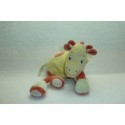 DOUDOU VACHE PELUCHE SUCRE D'ORGE