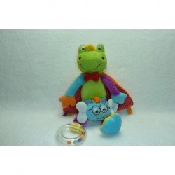 DOUDOU GRENOUILLE PELUCHE ACTIVITES D'EVEIL BABY'NAT