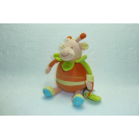 DOUDOU GIRAFE PELUCHE CULBUTO ACTIVITES D'EVEIL DOUDOU ET COMPAGNIE
