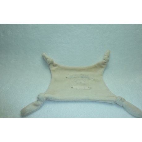 DOUDOU CARRE PLAT MON BEBE DOUCEUR BEIGE GEMO