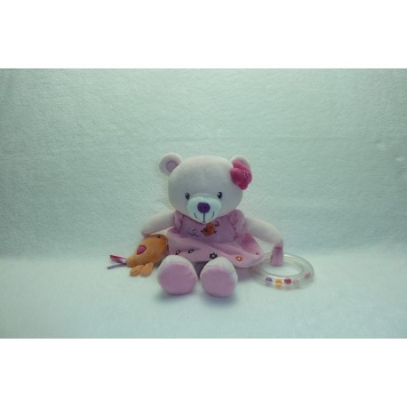 DOUDOU OURS PELUCHE ACTIVITES EVEIL POMMETTE