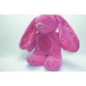 DOUDOU LAPIN PELUCHE FUSHIA TEX BABY