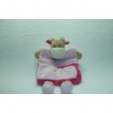 DOUDOU VACHE MARIONNETTE ALPHABET V COMME VACHE BABY'NAT
