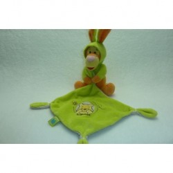 DOUDOU TIGRE PELUCHE TIGROU DEGUISE EN LAPIN DISNEY