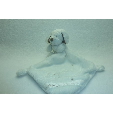 DOUDOU CHIEN PELUCHE AVEC MOUCHOIR CORA INFLUX