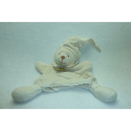 DOUDOU OURS MARIONNETTE COTON BIO DOUDOU ET COMPAGNIE