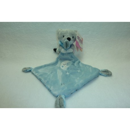 DOUDOU RENARD PELUCHE AVEC MOUCHOIR POMMETTE