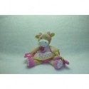 DOUDOU VACHE PELUCHE COQUILLETTE ACTIVITES D'EVEIL BABY'NAT