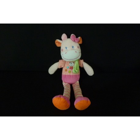 DOUDOU VACHE PELUCHE MOTS D'ENFANTS